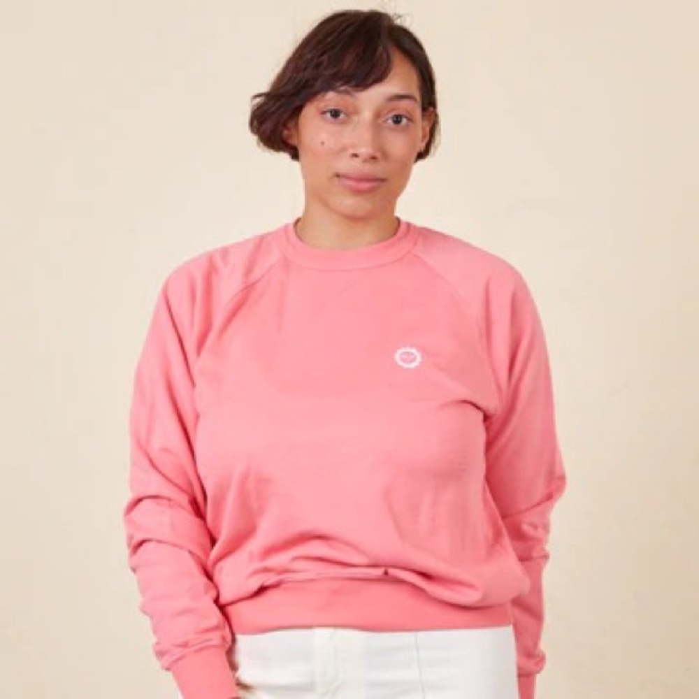 Big Bud Press Flamingo Pink Crewneck Sweatshirt - XS